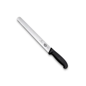 Cutit Bucatarie Victorinox Slicing Knife, Lama Zimtata 36cm, Negru