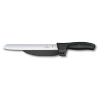 Cutit, Bucatarie, Victorinox, Swiss, Classic, DUX-Knife,, margine, ondulata,, 21cm,, negru, 6.8663.21, Instrumente pentru Taiat, Instrumente pentru Taiat Victorinox, Instrumente Victorinox, pentru Victorinox, Taiat Victorinox, Victorinox