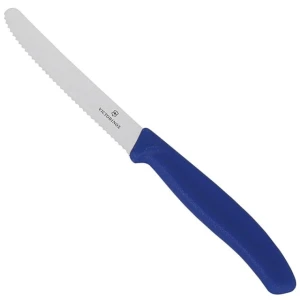 Cutit Bucatarie Victorinox Swiss Classic Paring Knife, Lama Zimtata 11cm, Albastru