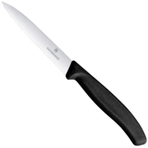 Cutit Bucatarie Victorinox, Swiss Classic Paring Knife, Lama Zimtata10cm, Negru Cutit Bucatarie Victorinox, Swiss Classic Paring Knife, Lama Zimtata10cm, Negru