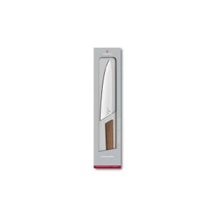 Cutit Bucatarie Victorinox Swiss Modern Carving Knife, Lama  20cm, Lemn Nuc, Cutie Cadou