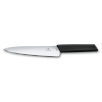 Cutit Bucatarie Victorinox Swiss Modern Kitchen Knife, Lama 19cm, Negru, Blister