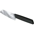 Cutit Bucatarie Victorinox, Swiss Modern Santoku Knife, Lama Gofrata 17cm, Negru, Blister