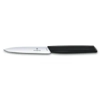 Cutit Bucatarie Victorinox, Swiss Paring Modern Knife, Lama 10cm, Negru Cutit Bucatarie Victorinox, Swiss Paring Modern Knife, Lama 10cm, Negru