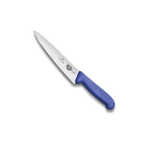 Cutit Carne Victorinox, Fibrox, Carving Knife, Lama 19cm, Albastru