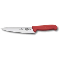 Cutit Carne Victorinox, Fibrox, Carving Knife, Lama 19cm, Rosu