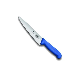 Cutit Carne Victorinox, Fibrox, Carving Knife, Lama 25cm, Albastru
