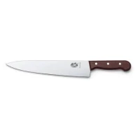 Cutit Carne Victorinox, Fibrox, Wood Carving Knife, Lama 25cm, Maro, Cutie Cadou