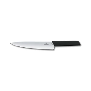 Cutit Carne Victorinox Swiss Modern Carving Knife, Lama 22cm Negru, Blister