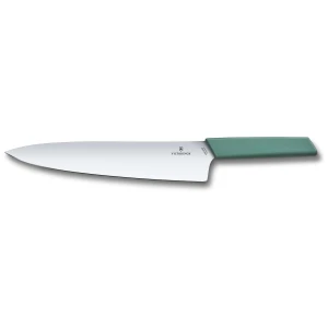 Cutit Carne Victorinox Swiss Modern Chefs Knife, Lama 25cm, Verde Menta, Blister