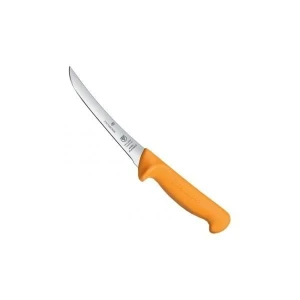 Cutit Dezosat Victorinox Swibo, Boning Knife, Semi Flexible, Lama Curbata 13cm , Galben