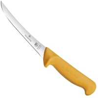 Cutit Dezosat Victorinox Swibo, Boning Knife, Semi Flexible, Lama curbata 16cm , Galben