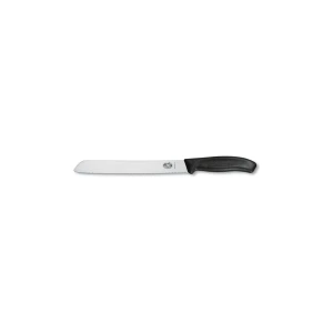 Cutit Feliat Victorinox SwissClassic Bread Knife, Lama Zimtata 21cm, Negru, Cutie Cadou Cutit Feliat Victorinox SwissClassic Bread Knife, Lama Zimtata 21cm, Negru, Cutie Cadou