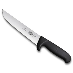 Cutit Macelar Victorinox Fibrox Butchers Knife, Safety Nose, Lama 18cm, Negru Cutit Macelar Victorinox Fibrox Butchers Knife, Safety Nose, Lama 18cm, Negru