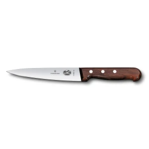 Cutit Pentru Sacrificat Victorinox Fibrox Stinking Knife, Lama 12cm, Lemn, Maro