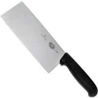 Cutit Satar Victorinox Fibrox Chinese Knife, Lama 18cm, Negru