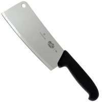 Cutit Satar Victorinox Fibrox, Lama 18cm, Negru