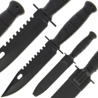 Cutit de Vanatoare Anglo Arms cu Maner din Plastic 29cm, 175g + Teaca
