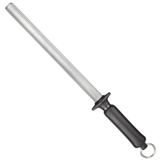 Masat Diamantat Victorinox Coated Sharpening Steel, 26cm, Negru