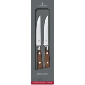 Set 2 Cutite Carne Victorinox Grand Maître Wood, Lama Zimtata 12cm, Maro  Set 2 Cutite Carne Victorinox Grand Maître Wood, Lama Zimtata 12cm, Maro