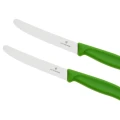 Set 2 Cutite VICTORINOX cu LAMA Zimtata, Lama 11cm, Verde Set 2 Cutite VICTORINOX cu LAMA Zimtata, Lama 11cm, Verde