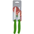 Set 2 Cutite VICTORINOX cu LAMA Zimtata, Lama 11cm, Verde