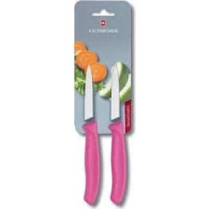 Set 2 Cutite Victorinox, Swiss Classic Paring Knife, Lama 8cm, Roz
