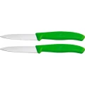Set 2 Cutite Victorinox, Swiss Classic Paring Knife, Lama 8cm, Verde