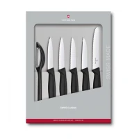 Set, 6, Cutite, Bucatarie, Victorinox,, Negru, 6.7113.6G, Instrumente pentru Taiat, Instrumente pentru Taiat Victorinox, Instrumente Victorinox, pentru Victorinox, Taiat Victorinox, Victorinox