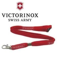 Snur Textil Cu Snaplock Victorinox, Nylon, 12 Cm, Rosu