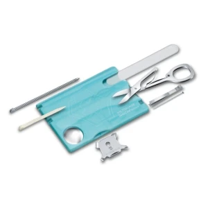 Trusa Multifunctional Victorinox Swisscard Nailcare, Albastru Transparent - 0.7240.t21