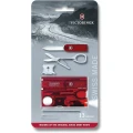 Trusa Multifunctionala Victorinox Swiss Card Lite, rosu transparent, Blister Trusa Multifunctionala Victorinox Swiss Card Lite, rosu transparent, Blister
