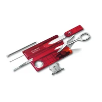 Trusa Multifunctionala Victorinox SwissCard Lite, rosu transparent - 0.7300.T