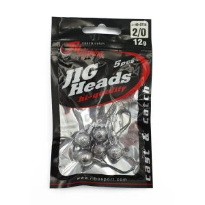 JIG HEAD FILFISHING CU CARLIG VMC BLACK NICKEL 2/0 10GR 5BUC/PLIC JIG HEAD FILFISHING CU CARLIG VMC BLACK NICKEL 2/0 10GR 5BUC/PLIC