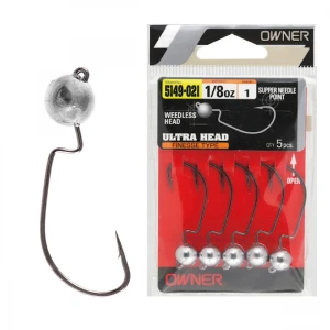 Jig Lestat Owner 5149 No.2/0 1/8oz Ultra Head Finesse Type 3.54g 4buc/plic
