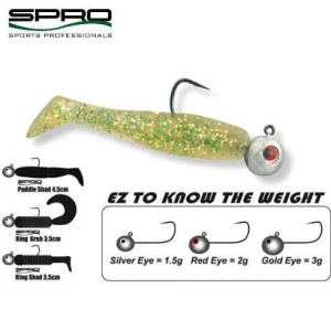 Jig Spro Micro Bila Cu Carlig Gamakatsu Nr.2 2gr 4buc/plic