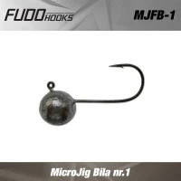 Micro Jig Fudo Bila Nr.1 Bn Black Nickel 1.5g  8buc/plic
