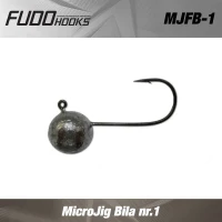 Micro Jig Fudo Bila nr.1 BN black nickel 2g   8buc/plic