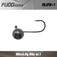 Micro Jig Fudo Bila nr.1 BN black nickel 3.5g  8buc/plic