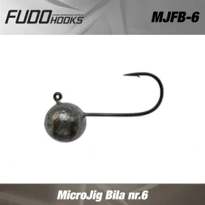 Micro Jig Fudo Bila nr.6 BN black nickel 7gr 9buc/plic Micro Jig Fudo Bila nr.6 BN black nickel 7gr 9buc/plic