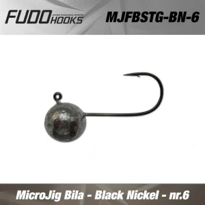 Microjig Fudo Bila Ab Stg Black Nickel 3.5g Nr.6 8buc/plic