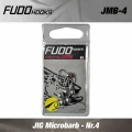 Jig FUDO Microbarb, NR.4 BK (Black Nickel), 0.5g, 6buc/pac
