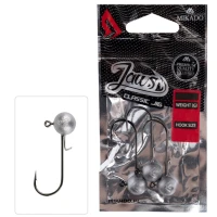 Jig Mikado Jaws Classic, Nr. 5/0, 17.5g, Black Nickel, 3buc/pac