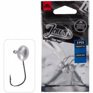 Jig Mikado Jaws Micro Jig Head Bn, Nr.1, 1g, 3buc/pac