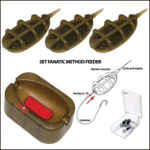 Set Cos Method Feeder Carp Zoom Fanatic 20-25-30gr