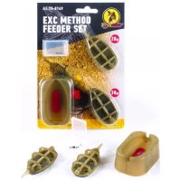 Set Momitoare Extra Carp Method Feeder Set + Mould, 20-30g, 2buc/setP