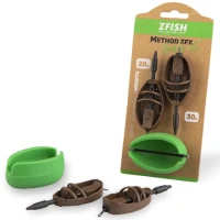 Set Momitoare Zfish Method Feeder Set Zfx + Mould, 20-30g, 2buc/set