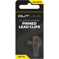 Clips Plumb Pierdut AVID Outline FleckTone Pinned Lead Clips, 10buc/pac
