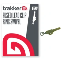Clips Plumb Pierdut Trakker Fused Lead Clip Ring Swivel, Weed, 5buc/plic Clips Plumb Pierdut Trakker Fused Lead Clip Ring Swivel, Weed, 5buc/plic