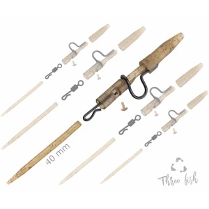 Kit Plumb Pierdut ZFISH Heavy Duty Clip Complete Pin Set 40 mm, 5buc/pac Kit Plumb Pierdut ZFISH Heavy Duty Clip Complete Pin Set 40 mm, 5buc/pac